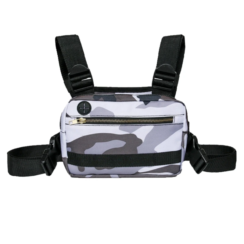 

New Chest Rig Men Bag Casual Function Outdoor Style Chest Bag Hunting Vest Bags W0YB