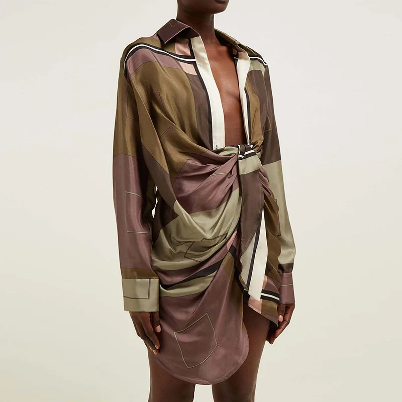 HIGH STREET Новая мода 2019 дизайнерское подиумное Платье женское асимметричное платье