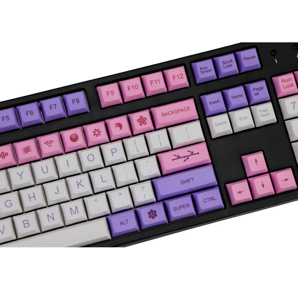 122 клавиш dye subbed keycap толстые PBT xdas профиль колпачки для 61 87 104 MX механическая клавиатура