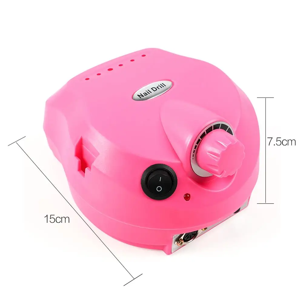 Профессиональная электрическая дрель для ногтей 25000 об/мин набор маникюра и