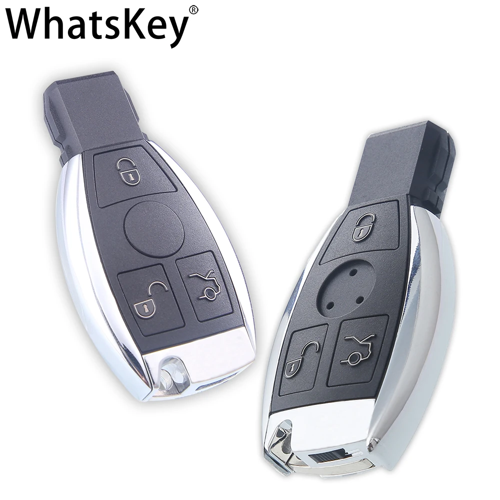 Top Quality 3 Button Case For Mercedes Benz 2010 Yeah After W166 W203 W212 W211 W221 W204 W205 BGA Key Shell Single Cell Holder