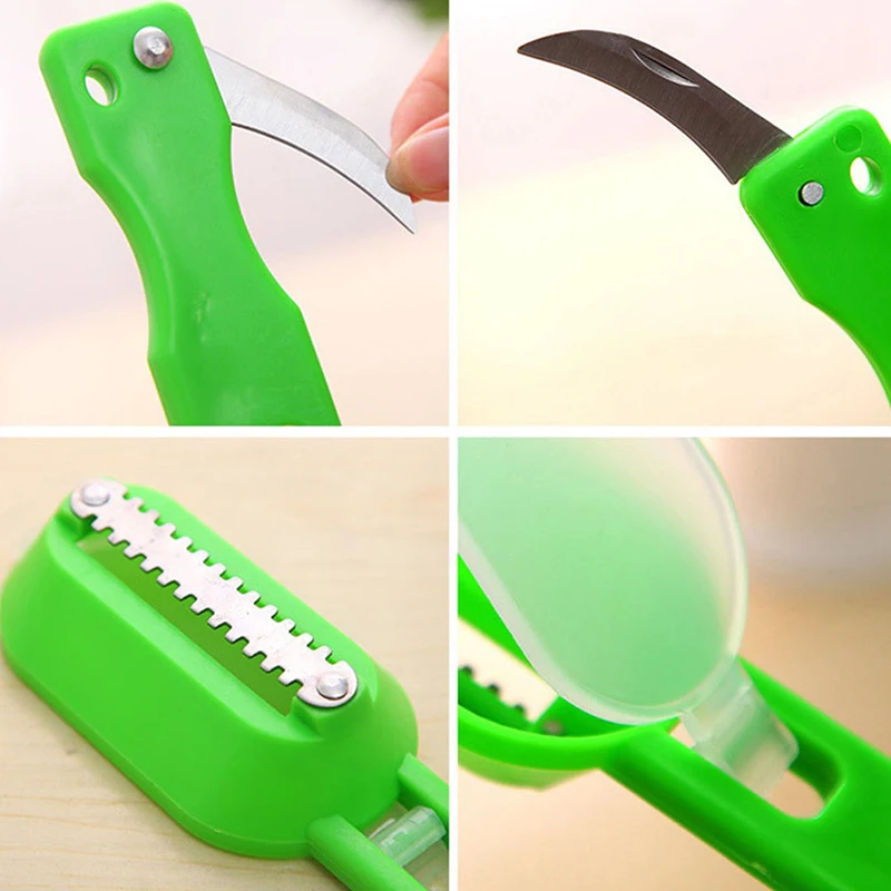 

Fish Skin Brush Scraping Fishing Scale Brush Graters Fast Remove Fish knife Cleaning Peeler Scaler Scraper Seafood Tools