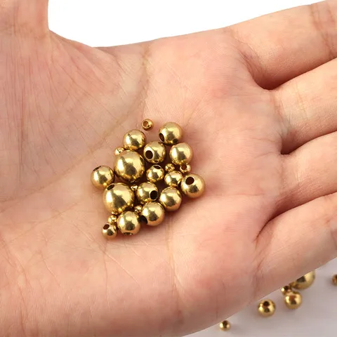 Латунные бусины-разделители MINGXUAN 3-8 мм 50 шт