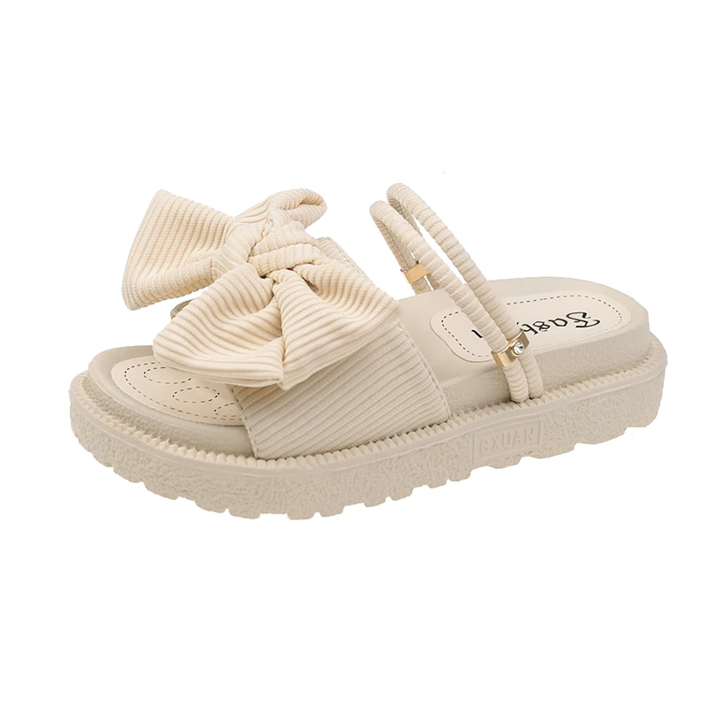 

Sandals Women Summer New Fashion Women's Sandals 2021 Solid Color Round Head Comfortable Open Toe Sandals Rubber Platform Shoes