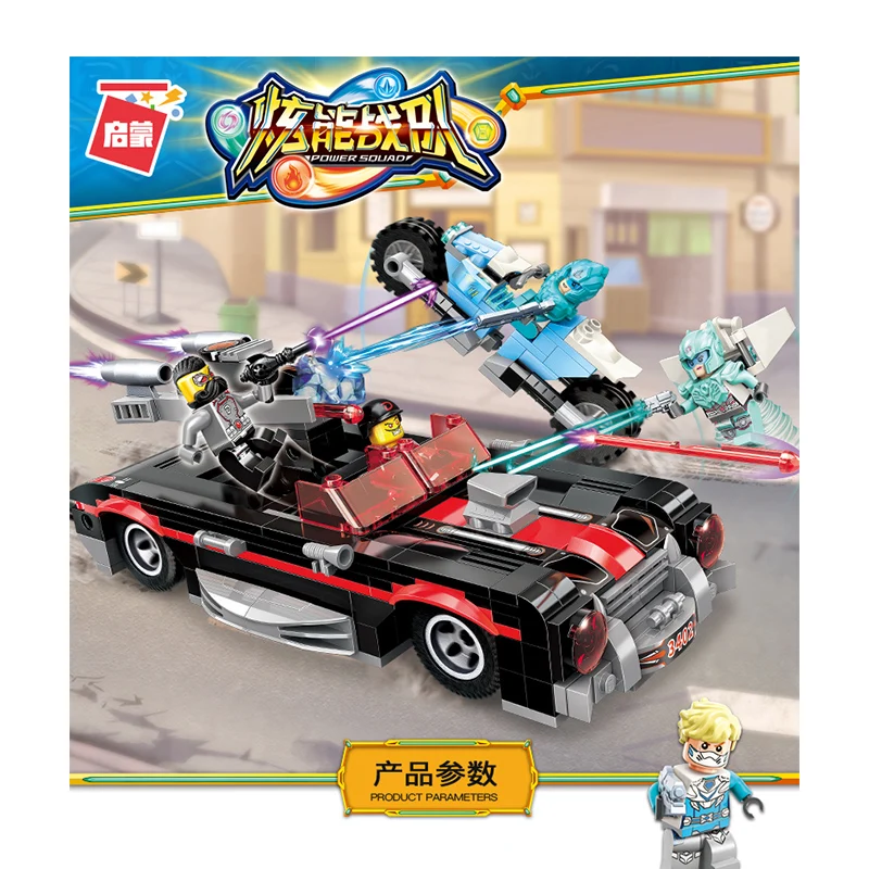 

Enlightenment building blocks dazzling team boys assembling cars children assembling armored cars pupils educational toys