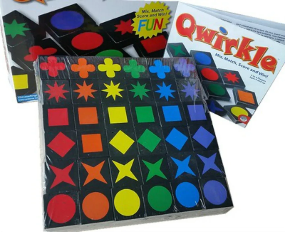 Новинка развивающие игрушки Qwirkle деревянные шахматы интерактивные игры для