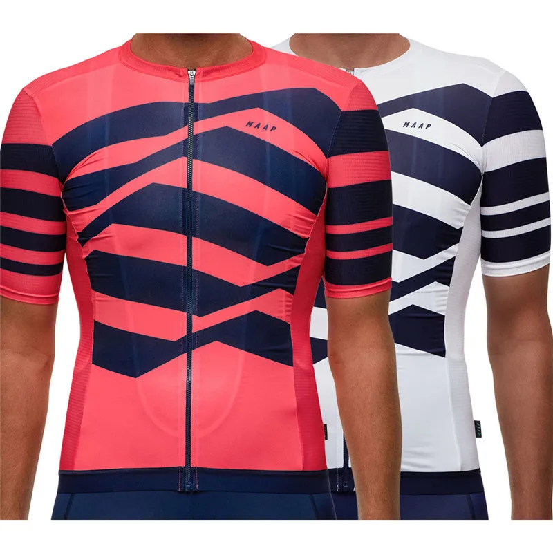 MAAP летняя команда Велоспорт Джерси Мужская рубашка с коротким рукавом велосипед