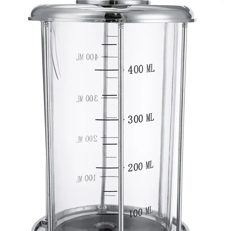 

900ml Mini Beer Dispenser Machine Drinking Vessels Double Gun Pump Transparent Design Gas Station Bar Beer Kitchen Drinking Wine