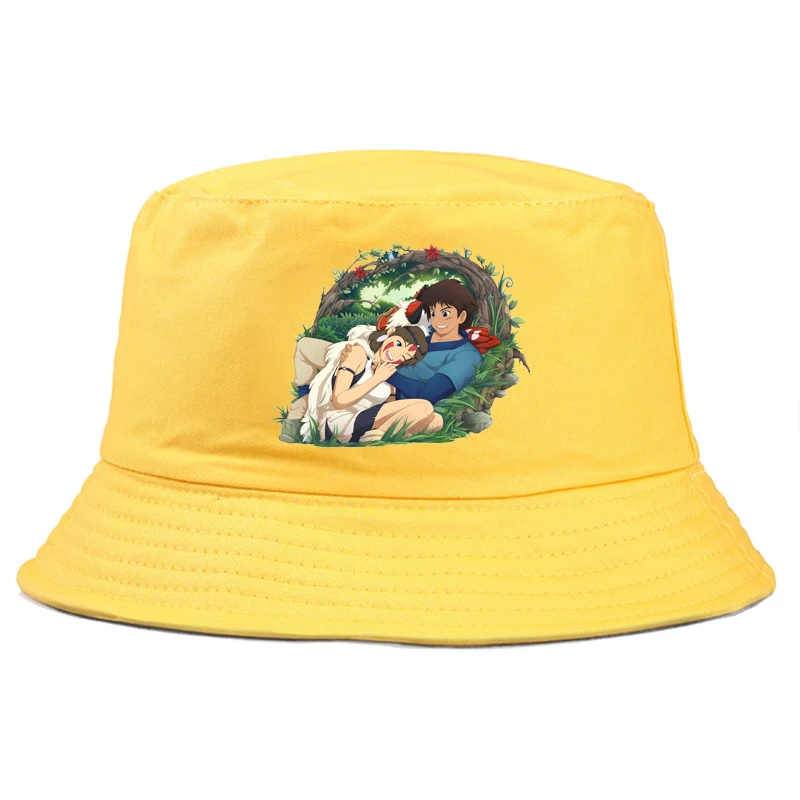 Панама для мальчиков и девочек однотонная в стиле Харадзюку с принтом |