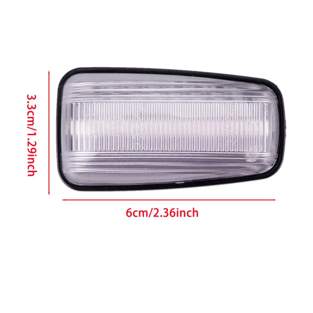 1 пара Динамический светодиодный боковой габаритный фонарь сигнальный мигалка