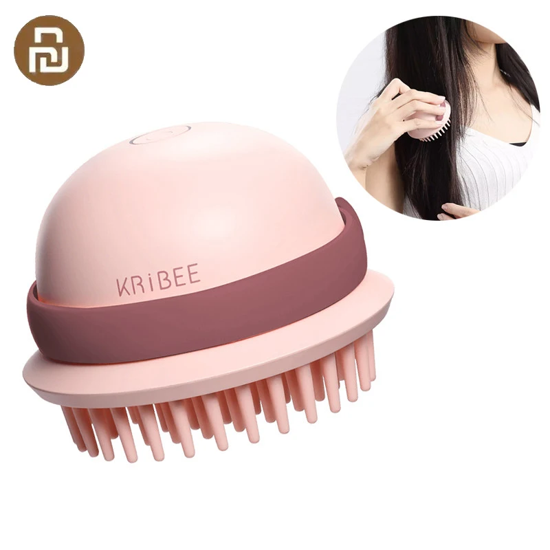 

Youpin KRiBEE Waterproof Massage Comb Vibration Degreasing Low Frequency Massage Scalp Wet and Dry Electric Head Massage Comb