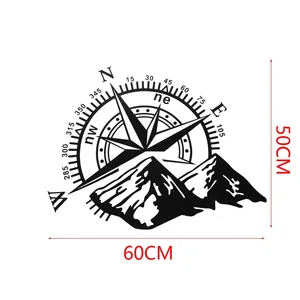 Наклейка компас пвх большая наклейка на капот навигация автомобильная наклейка автомобильная Наклейка виниловая большая наклейки в виде компаса наклейка s на автомобиль
