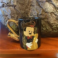 disney water cup mickey minnie cartoon ceramic mug retro coffee drink cup men and womens family drink cup