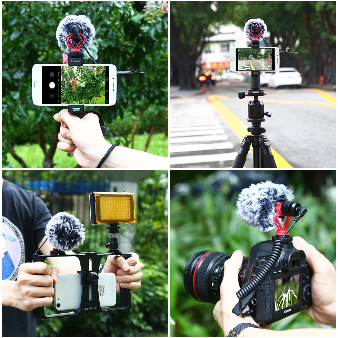 Универсальный мини-микрофон с ветрозащитной крышкой микрофон креплением для