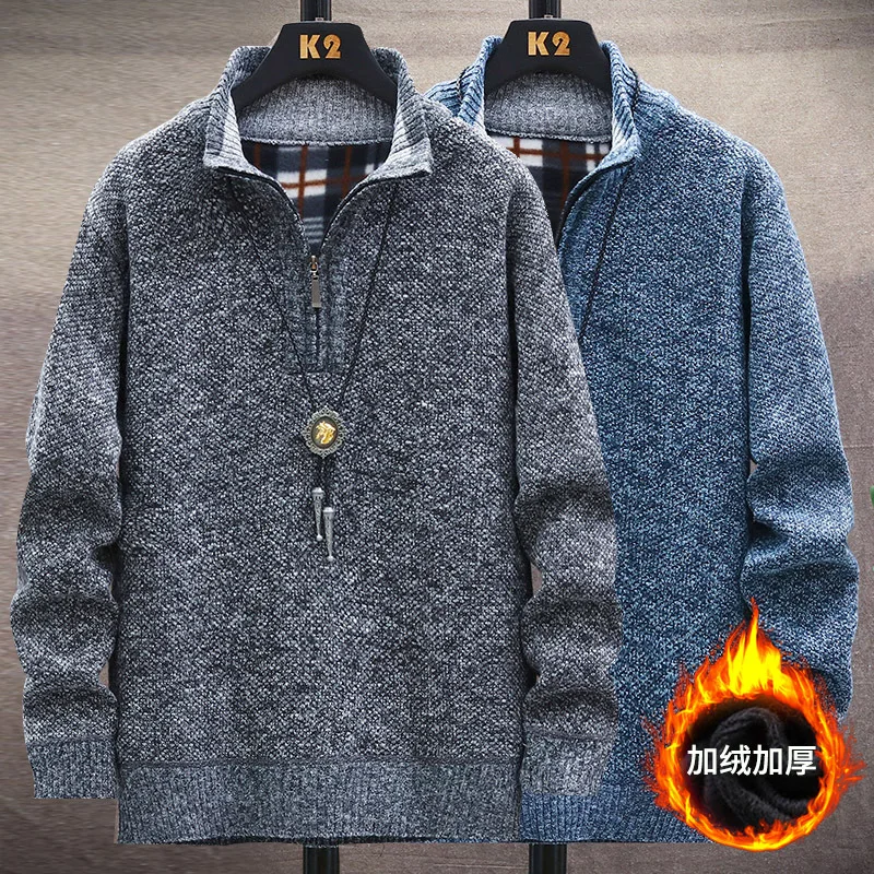 

Мужской вязаный свитер, мужские Модные пуловеры, осень и зима, мужской свитер, новинка, корейский Удобный Повседневный Молодежный модный св...