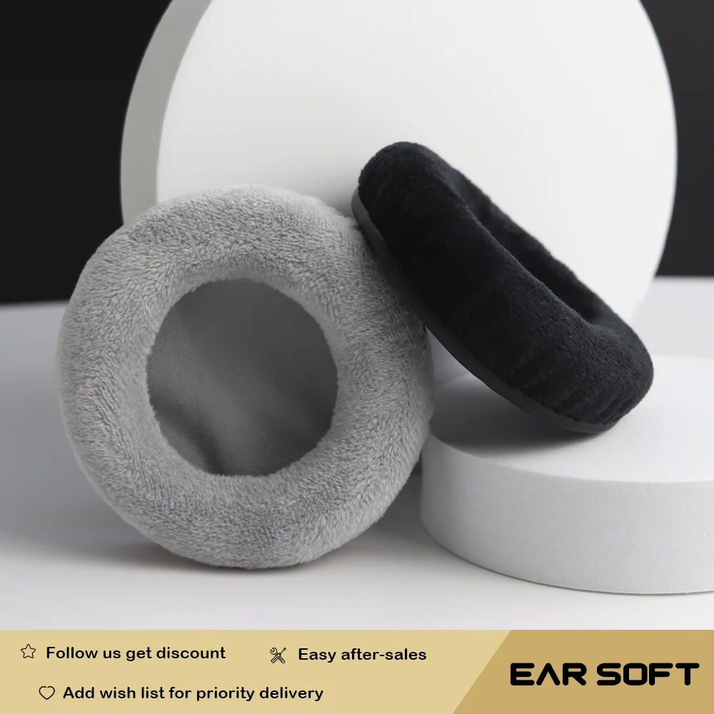 Earsoft Replacement Cushions for ATH-A700X Headphones Cushion Velvet Ear Pads Headset Cover Earmuff Sleeve