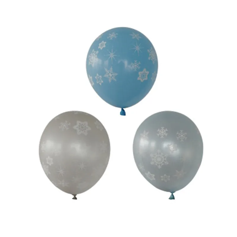 

10 шт 12 дюймов 3g Снежинка латексные воздушные шары День рождения Свадьба Рождество вечеринка украшение Единорог