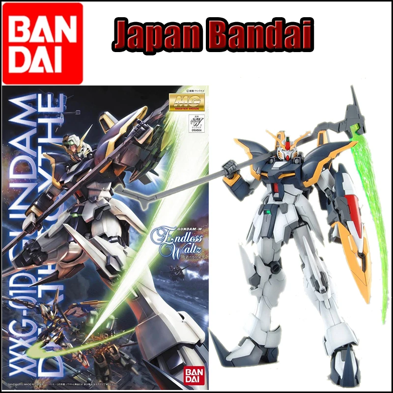 

Модель в сборе Deathscythe Gundam Gunpla MG 1/100 EW Bandai, Сочлененная японская анимационная игрушка, модель из ПВХ для ТВ