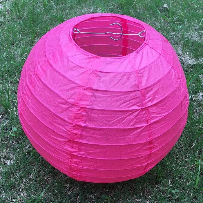 rose 20 шт./лот, 12 дюймов(30 см), китайские бумажные фонарики, разноцветные фонарики, бумажный шар, лампион для украшения свадьбы, дня рождения, вечеринки, Новинка - Цвет: rose