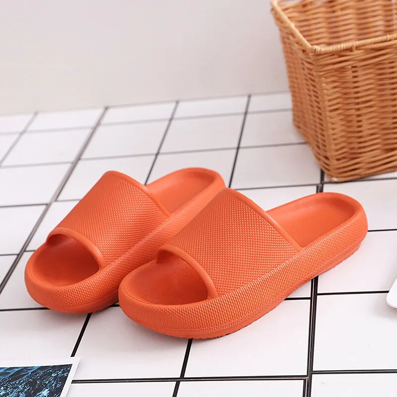 

Indoor Comfortable Soft Slippers 2021 Latest Technology Super Soft Home Slippers Men Women Non-slip Home Shoes Couple Slippers