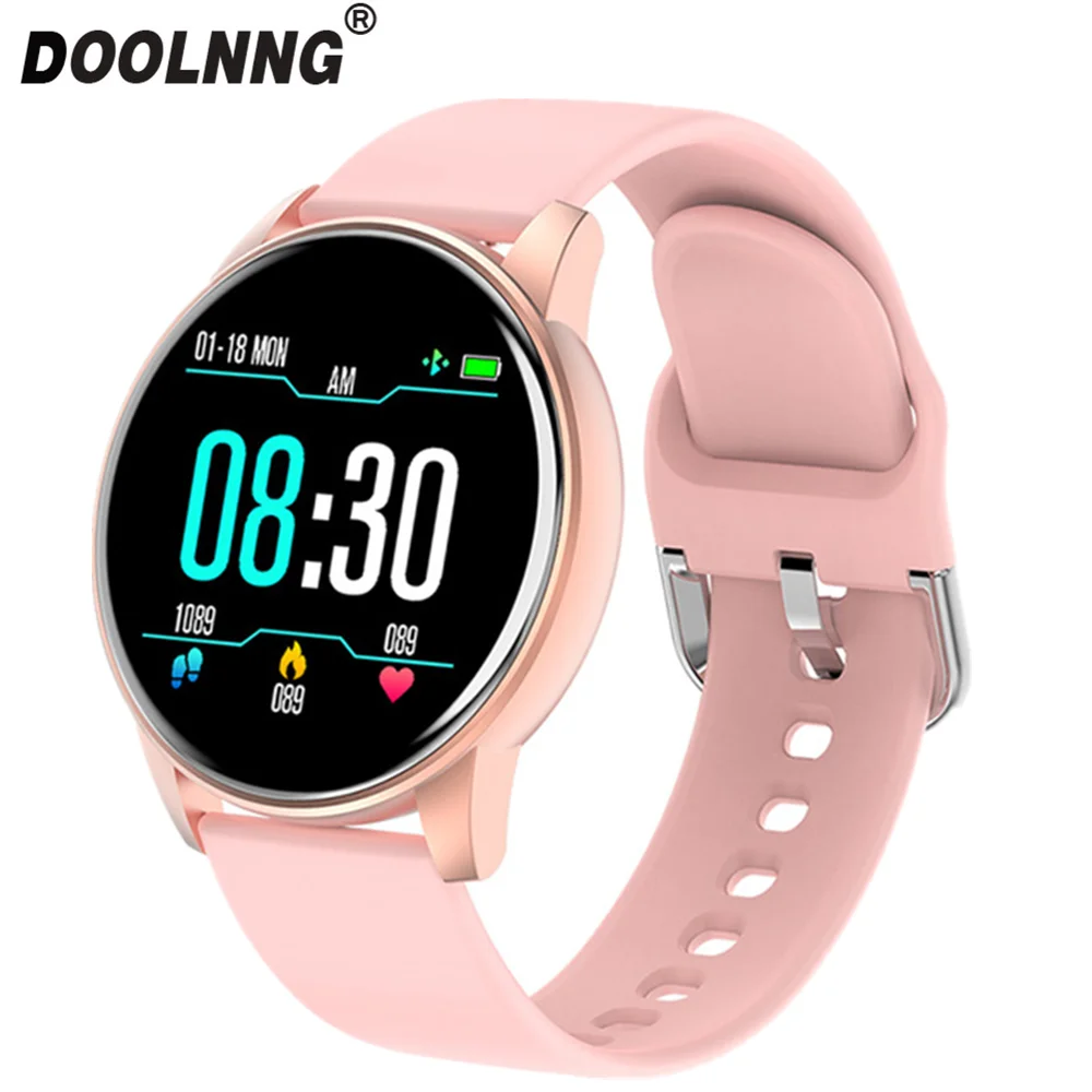 Женские Смарт часы в режиме реального времени трекер активности пульсометр