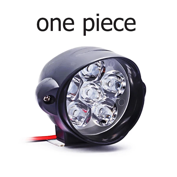 1 piece Nanoshine Универсальный мотоцикл светодиодные фары мотоцикл туман spotlight Лампа скутеры DRL рабочей внешнего освещения 12 В - Цвет: 1 piece