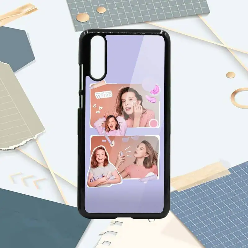 

Millie Bobby Brown Stranger Things Phone Case PC For Samsung galaxy S note 8 9 20 10 e lite2019 plus pro ultra