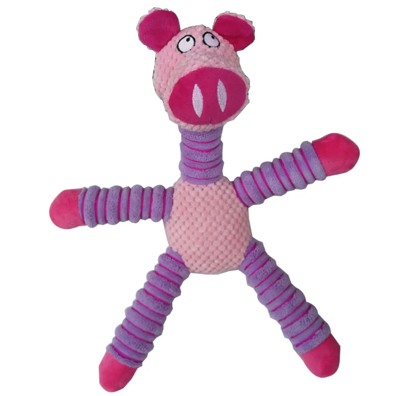 

Pet Dog Toy Plush Dog Toys Resistance To Bite Squeaky Sound Pet Toy For Cleaning Teeth Puppy Dogs Chew Supplies