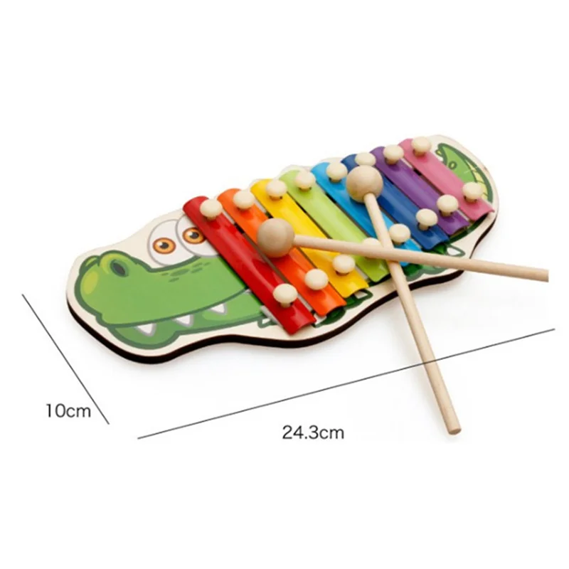 Детские музыкальные игрушки Радуга Деревянный инструмент ксилофон для детей