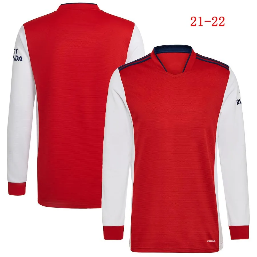 

21 22 Men Long Sleeve Jersey SAKA LACAZETTE Sportswear Shirt AUBAMEYANG PEPE American Football Jerseys