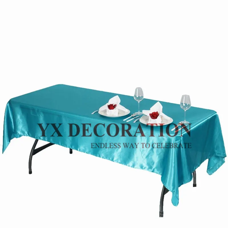 Скатерть прямоугольная атласная для свадьбы 1 шт.|Скатерти| |