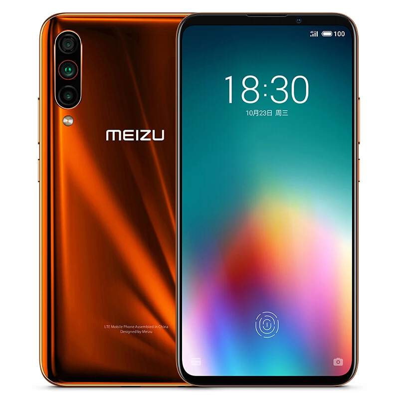 Meizu 16T 6," Super Amoled полноэкранный мобильный телефон Snapdragon 855 4500 мАч 18 Вт Быстрая зарядка Передняя 16 Мп задняя 12+ 5+ 8 Мп мобильный телефон