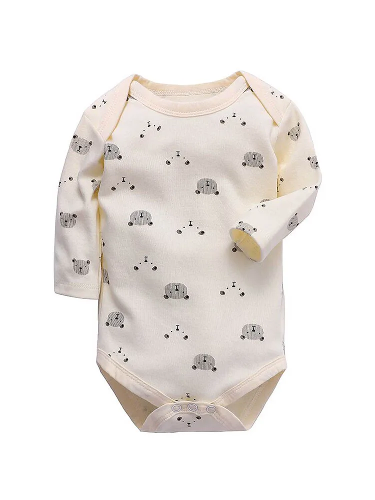 Оптовая продажа боди для новорожденных Одежда младенцев хлопковая одежда с