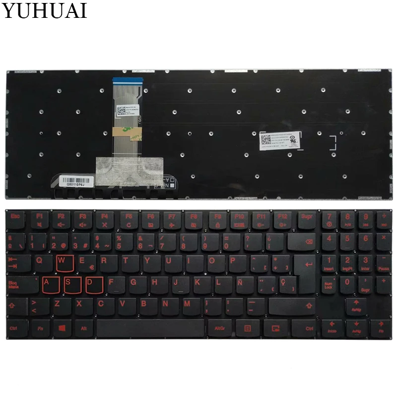 Новая SP Клавиатура для lenovo Legion Y520 Y520-15IKB R720 Y720 Y720-15IKB испанская клавиатура для ноутбука без подсветки без рамки
