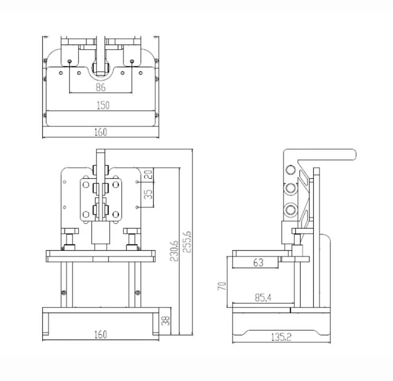 

Universal Test Frame PCB Testing Jig Stereo Frame PCBA Test Circuit Board Fixture Tool Y