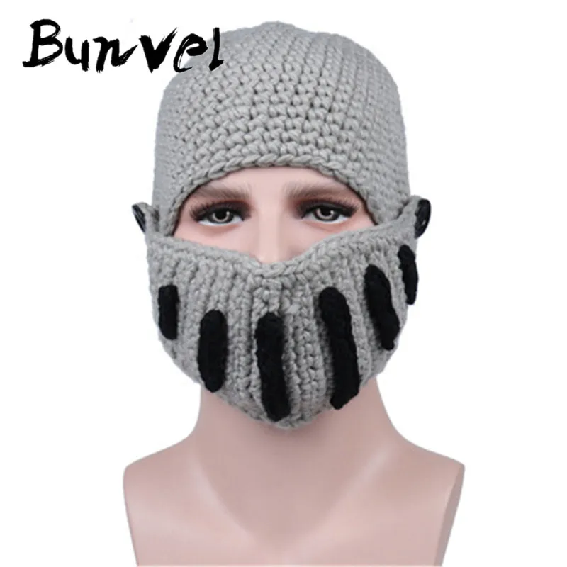 Bunvel семейная зимняя Новинка для папы и сына вязаная шапка в римском стиле малышей