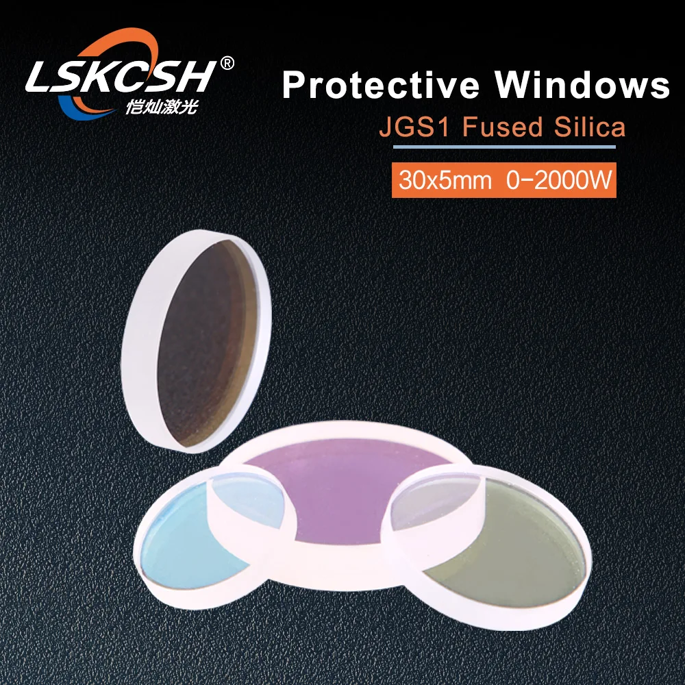 LSKCSH Precitec/WSX волоконная лазерная головка Защита объектива зеркала/Защитные окна 30*5 мм 2000 Вт плавленый кремнезема P0795-1201-00001