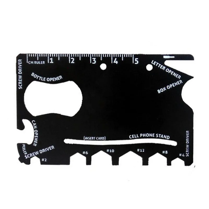 Нержавеющая сталь высокая твердость ниндзя Сабер карта бумажник ручной