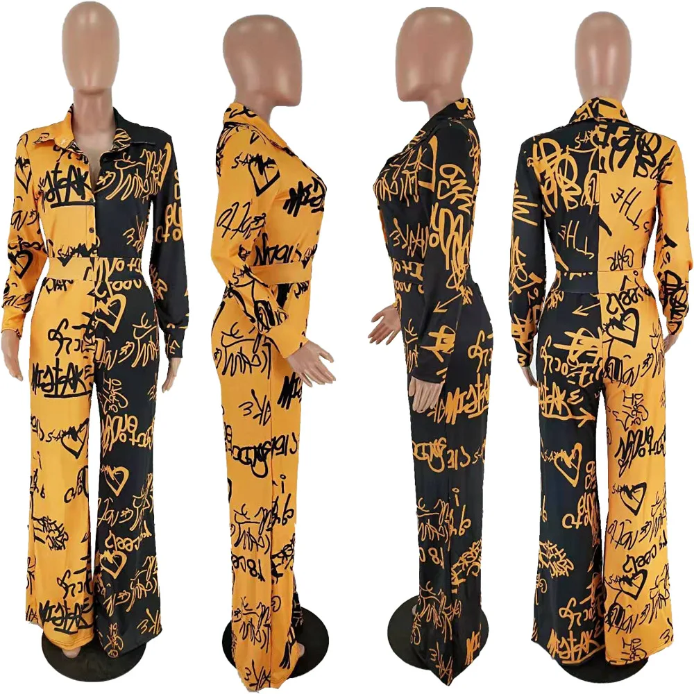 Новинка 2019 африканская одежда осенняя Женская Африканский комбинезон брюки