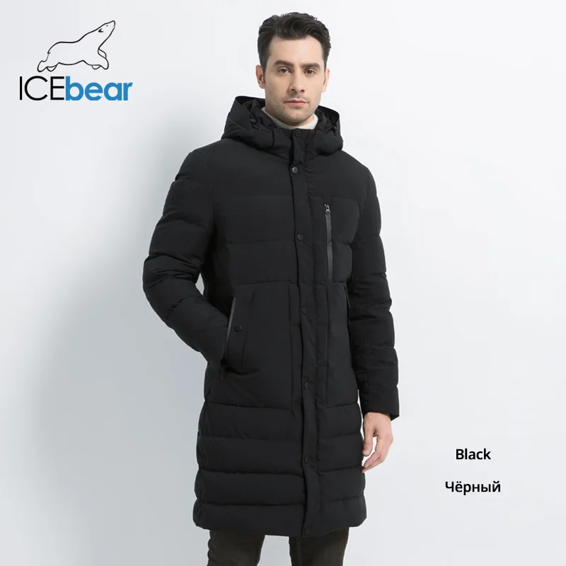 M902 ICEbear новая зимняя куртка ветрозащитная мужская хлопковая модная мужская парка повседневные мужские пальто Высокое качество Мужское пальто MWD18826I - Цвет: M902