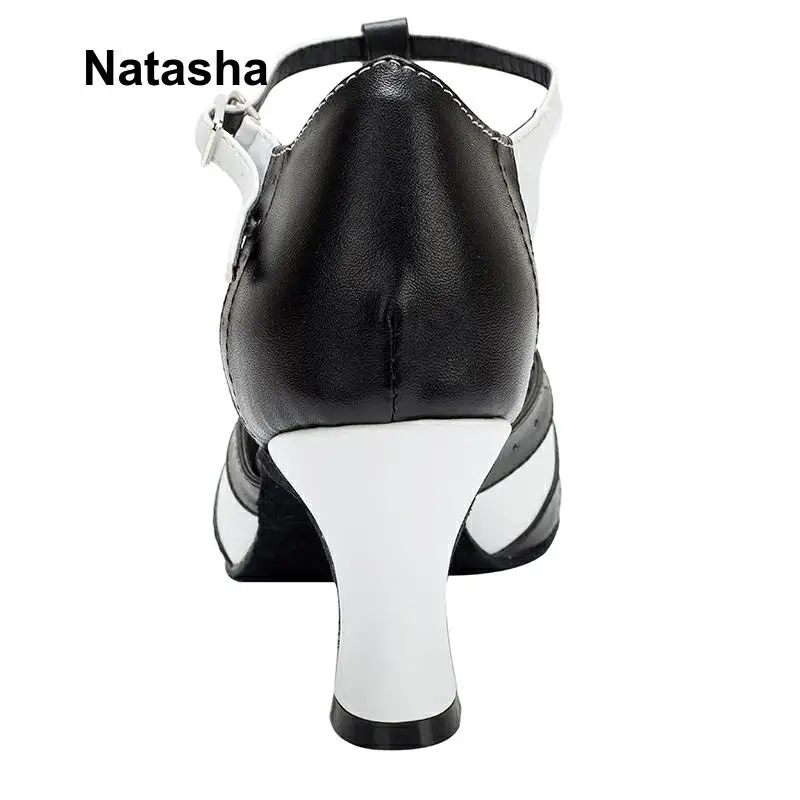 Женские танцевальные туфли Наташа бальные для танго и сальсы мягкие на высоком