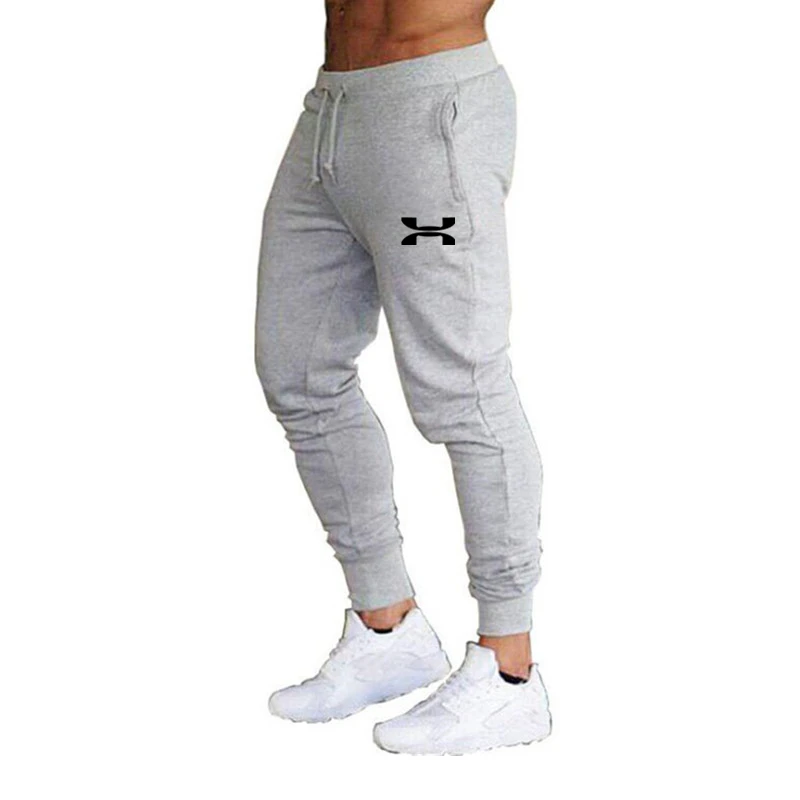 

Брюки мужские спортивные эластичные на молнии, Спортивные Леггинсы, тренировочные штаны для бега, спортзала, фитнеса, футбола, 3XL