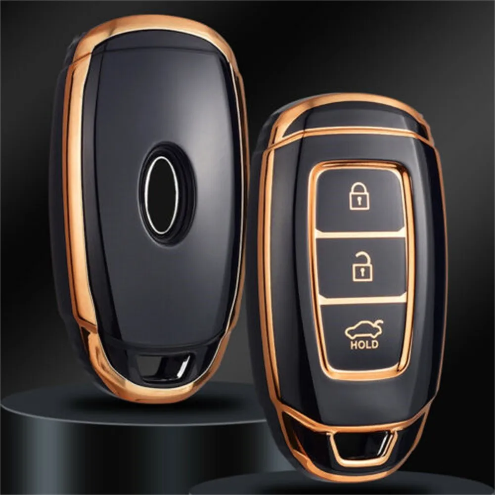 

1pc New TPU Remote Key Case Cover Remote Control Key Protective Shell For Hyundai Accent Santa Fe Veloster Palisade Kona