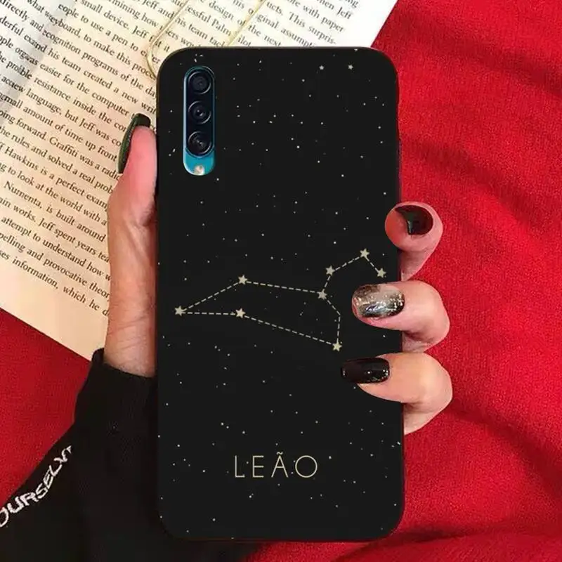 

12 constellations zodiac signs Phone Case for Samsung A51 01 50 71 21S 70 31 40 30 10 20 S E 11 91 A7 A8 2018