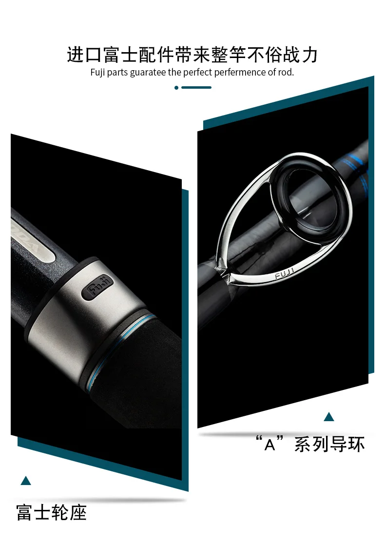 ECOODA CAPRICORN полный Fuji запчасти Профессиональный быстрый джигинг стержень EHK JR лодка стержень 1,68 м/1,72 м литье/спиннинг