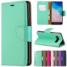 Кожаный чехол для Samsung Galaxy A02S A10 A11 A12 A20 A20S A21 A21S A30S A31 A32 A40 A41 A42 A50 A51 A52 A70E A71 A72, чехол для телефона