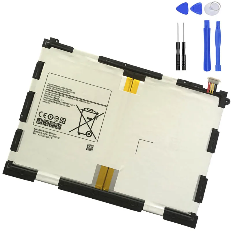 

T550 планшет EB-BT550ABE 7800 мА/ч, батарея для Samsung Galaxy Tab A 9,7 "SM-T550 SM-P550 SM-T555 SM-T555C SM-P351 + Инструменты