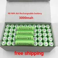 high quality 1 2v aa battery 3000mah ni mh rechargeable aa battery can be used for mp3 led lamp of toy camera microphone