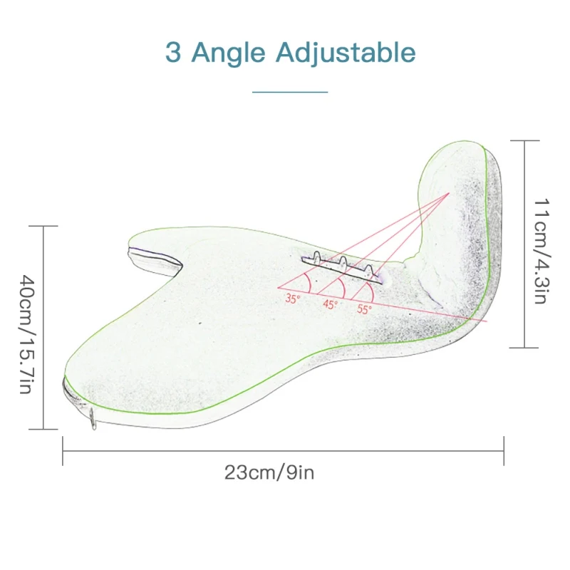 multi angle soft pillow lap stand holder for universal phone for ipad tablets ereaders books magazines on bed knee desk free global shipping