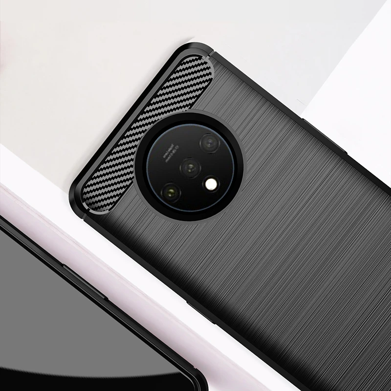 for oneplus 7t case silicone rugged armor soft cover case for one plus 7t pro 2019 phone fundas coque cases free global shipping